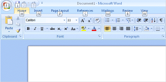 Можно ли скрыть объект лента в программе microsoft word 2007