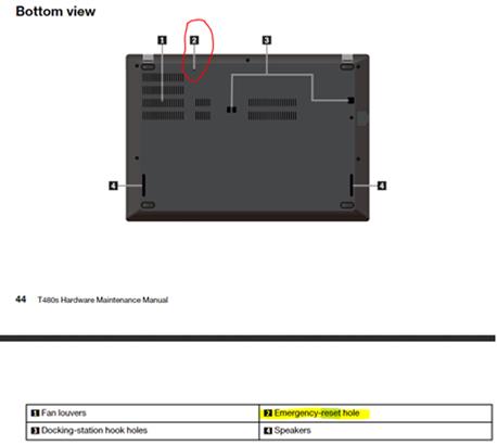 how to reset lenovo laptop internal battery